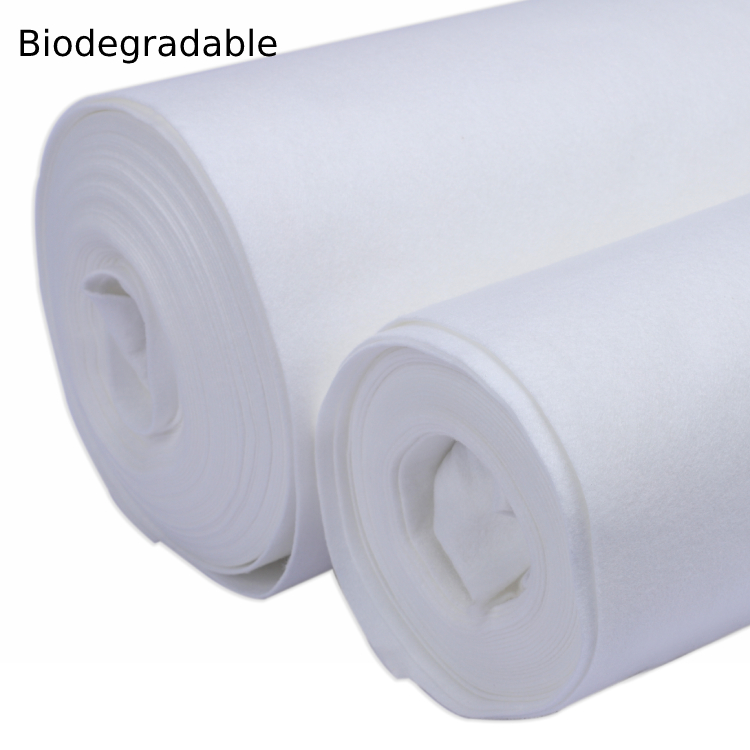 Eco-Friendly 100% Biodegradable PLA Needle Punched Nonwoven Fabric Anti-Static A