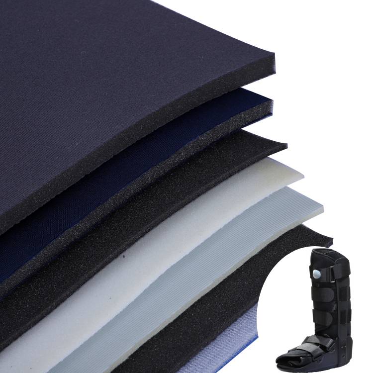 Custom Shoe Material Neoprene Fabric Foam Textile Printing Fabric 2mm Grey Memor