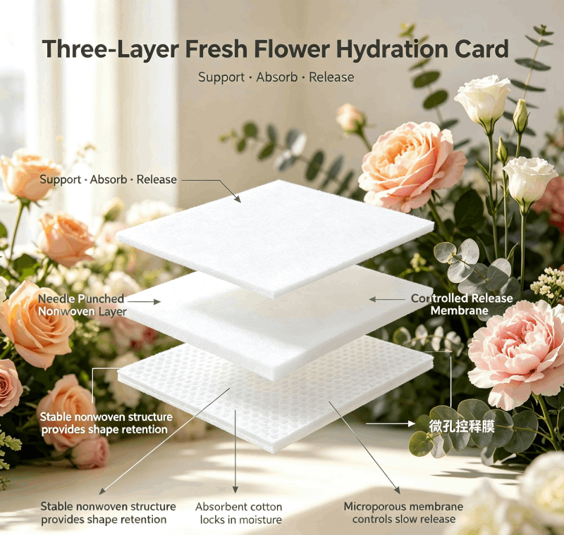 Inside the “Water-Absorbing Technology” of Flower Preservation Cards: How Does Absorbent Cotton Help Flowers Stay Fresh?