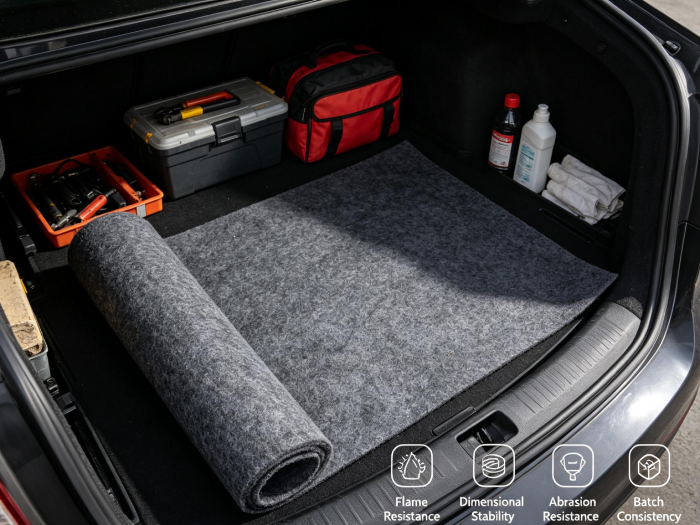 How to Choose Automotive Trunk Fire Resistant Felt? 8 Key Questions Buyers Should Ask