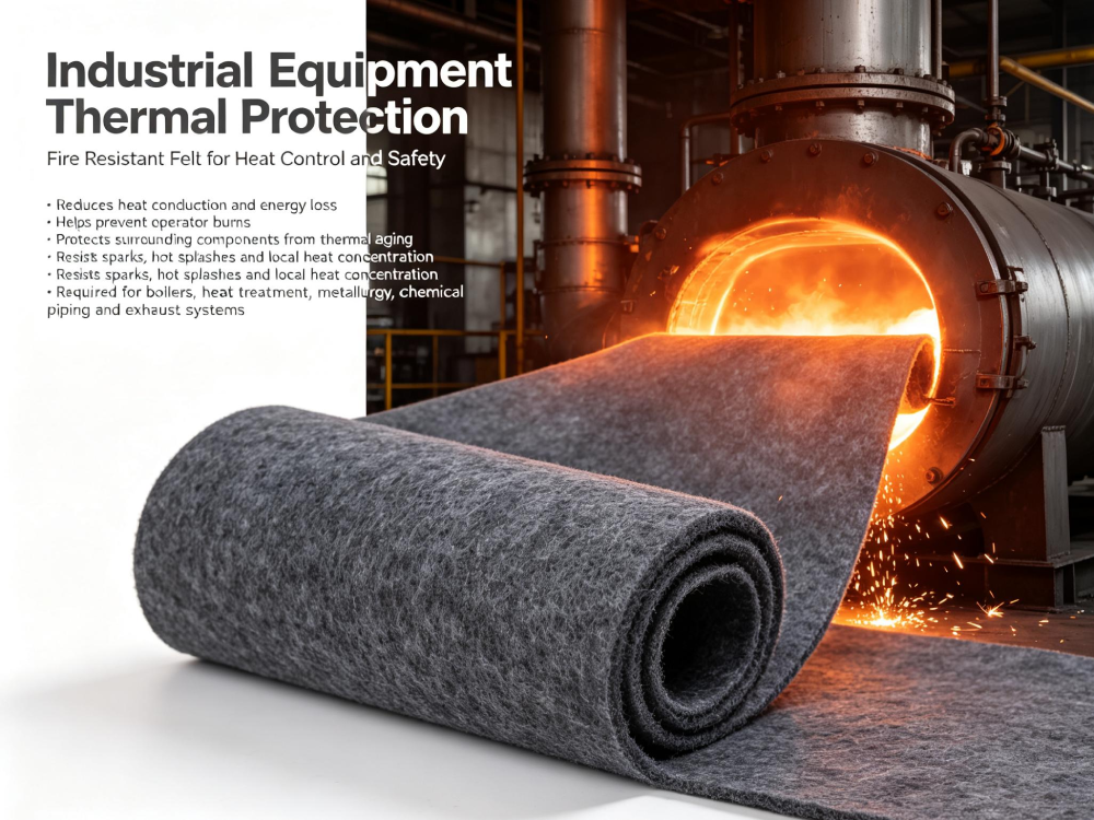 Why Is Needle Punched Fire Resistant Felt Used for Industrial Equipment Insulation? A Complete Guide to High-Temperature Thermal Protection