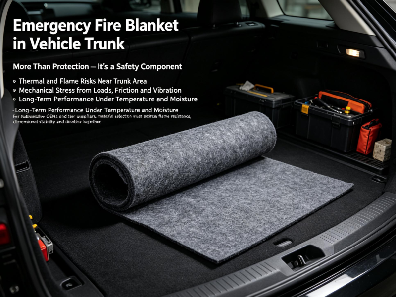 Why Does a Car Trunk Need Fire Resistant Felt? Is Standard Trunk Felt Really Enough?
