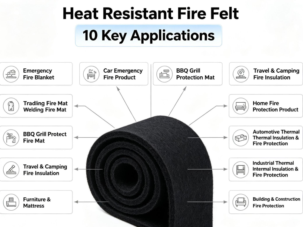 Where Can Fire Resistant Needle Punched Felt Be Used? 10 Applications and Key Material Requirements Buyers Should Check