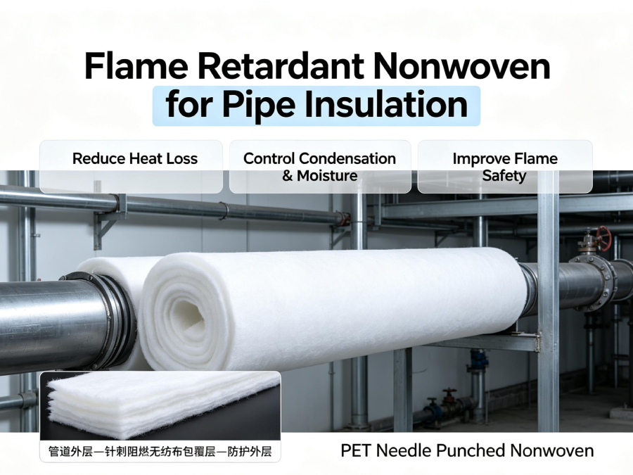 Why Do Pipe Insulation Systems Use Flame Retardant Nonwoven Fabric? A Complete Guide to Fire Protection, Thermal Insulation & Pipe Protection