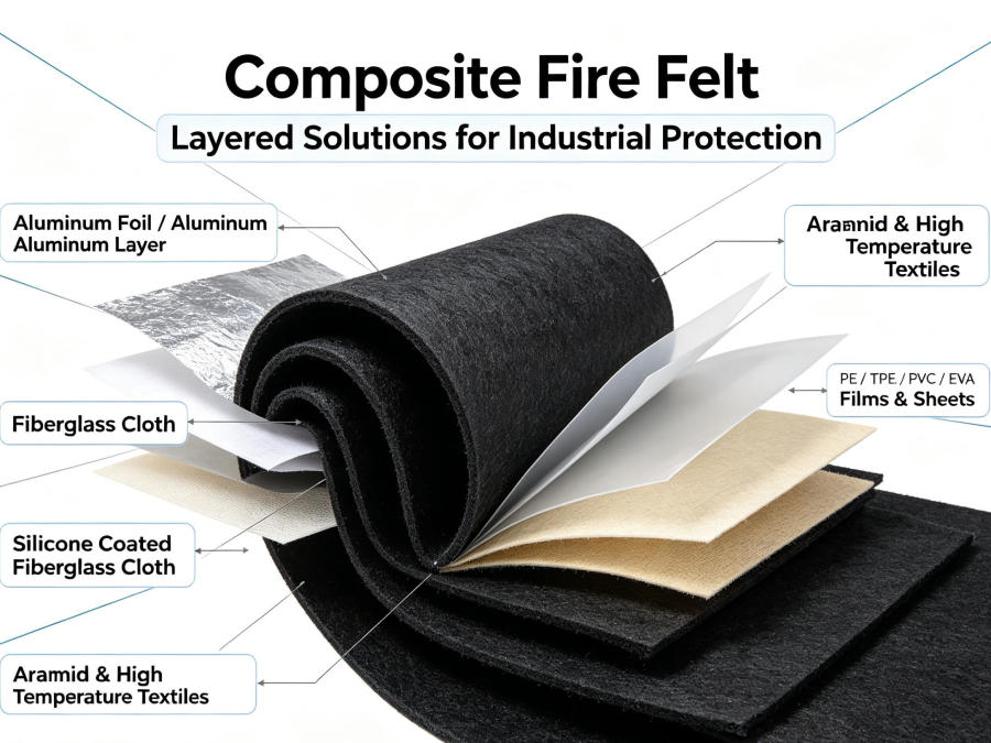 What Materials Can Fire Resistant Felt Be Laminated With? Which Composite Structures Suit Different Applications?
